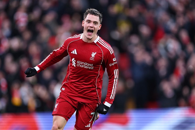 Florian Wirtz teki vihdoin ensimmäisen maalinsa Liverpoolille